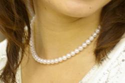 真珠の首飾り ベーシックパールネックレス 真珠ジュエリー＆アクセサリー トップス アウトレット店
